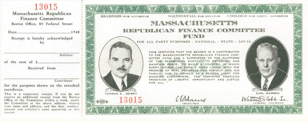 Dewey-Warren Massachusetts Republican Fund